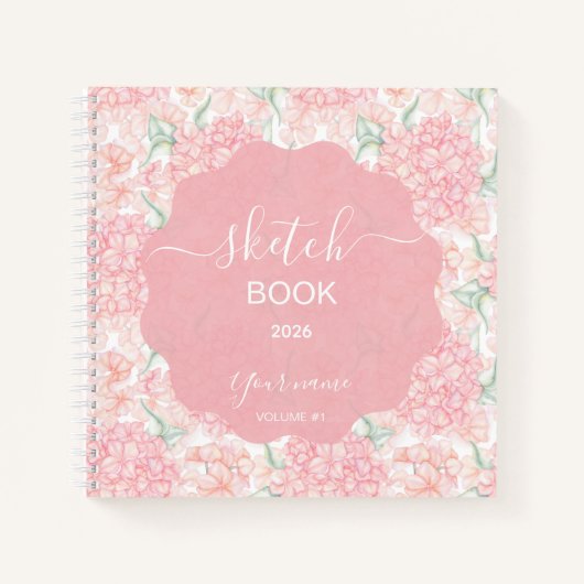 Pastel peach rose ノートブック (正面)