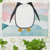 Pastel Penguin Peak キッチンタオル (折り畳み)