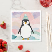 Pastel Penguin Peak スタンダードランチョンナプキン (インサイチュ)