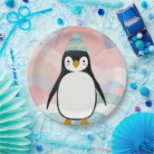 Pastel Penguin Peak ペーパープレート (パーティー)
