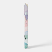 Pastel Penguin Peak iPhone 15ケース (左側面)
