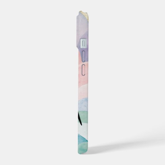 Pastel Penguin Peak iPhone 15ケース (左側面)