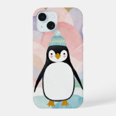 Pastel Penguin Peak iPhone 15ケース (裏面)