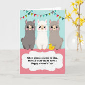 Pastel Pennant Plushies Card カード (黄色い花)