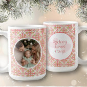 Pastel Personalized Photo Mug With Message コーヒーマグカップ