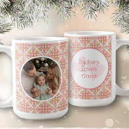 Pastel Personalized Photo Mug With Message コーヒーマグカップ