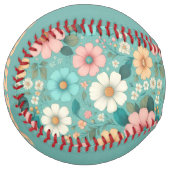 Pastel Petals (personalized) ソフトボール (正面左)