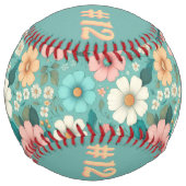 Pastel Petals (personalized) ソフトボール (正面)