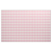 Pastel Pink and Orange Plaid ファブリック (ファットクウォーター)