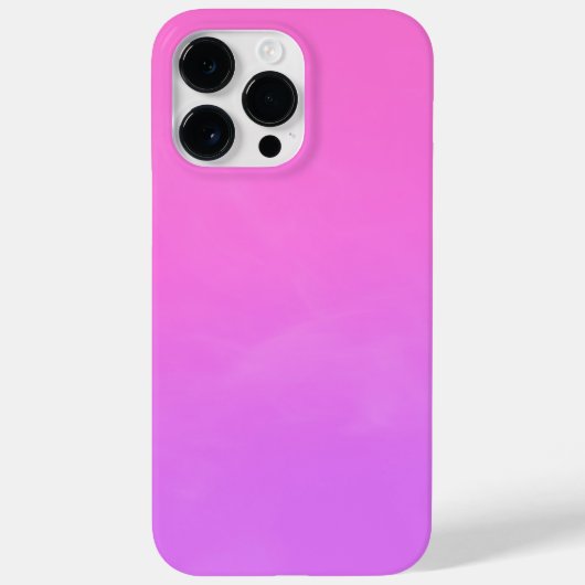 Pastel Pink and Purple Gradient Ombre iPhone Case Case-Mate iPhoneケース (裏面)