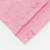 Pastel pink brick background wall texture. pink re フリースブランケット (角)
