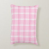 Pastel Pink Checkered アクセントクッション (裏面(縦))
