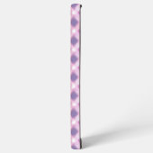 Pastel Pink Gingham Phone Case Samsung Galaxyケース (左側面)