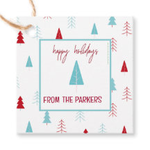 Pastel Pink Holiday Gift/Favor Tags