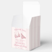 Pastel Pink Lingerie Bachelorette Party Dessert フェイバーボックス (オープン)