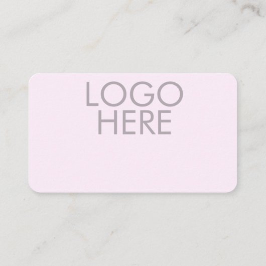 Pastel Pink & Mauve Gradient Modern Business card 名刺 (裏面)