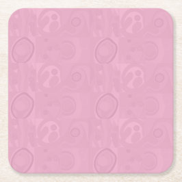 Pastel Pink Mother's Day Collection スクエアペーパーコースター