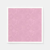 Pastel Pink Mother's Day Collection スタンダードカクテルナプキン (正面)
