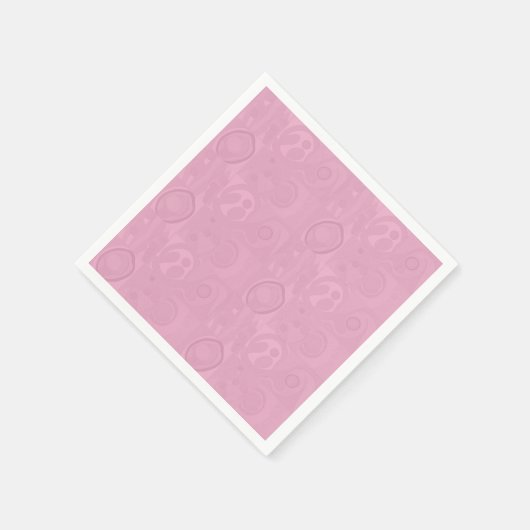 Pastel Pink Mother's Day Collection スタンダードカクテルナプキン (角)