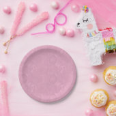 Pastel Pink Mother's Day Collection ペーパープレート (パーティー)