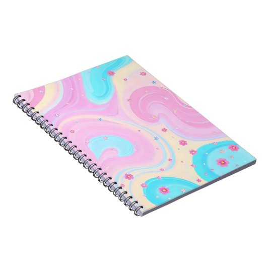 pastel pink notebook ノートブック (右側)