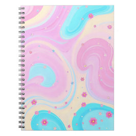 pastel pink notebook ノートブック