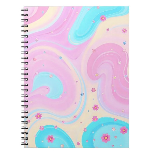 pastel pink notebook ノートブック (正面)