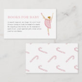 Pastel Pink Nutcracker Books for Baby Card エンクロージャーカード (正面/裏面)