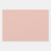 Pastel Pink Orange Green Wrapping Paper Sheets ラッピングペーパーシート (正面)
