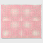 Pastel Pink Polka Dots for Baby Showers and Birth  ラッピングペーパー (フラット)