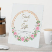 Pastel Pink Roses & Baby’s Breath Cards & Gifts 台座サイン (インサイチュ)