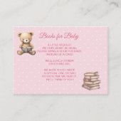 Pastel Pink Teddy Bear - Books for Baby  エンクロージャーカード (正面)