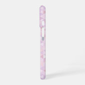 Pastel Pink Triangle Pattern iPhone 16ケース (左側面)