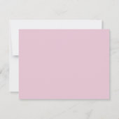 pastel pink wavy border note card 招待状 (裏面)