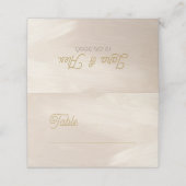 Pastel Pink Wedding プレイスカード (外部開封)