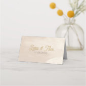 Pastel Pink Wedding プレイスカード (裏面)