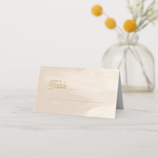 Pastel Pink Wedding プレイスカード (正面)