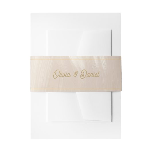 Pastel Pink Wedding 招待状ベリーバンド (正面例)