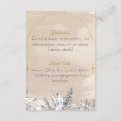 Pastel Pink Wedding Enclosure Card エンクロージャーカード (裏面)