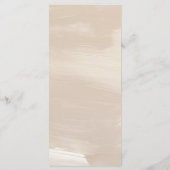 Pastel Pink Wedding Menu メニュー (裏面)