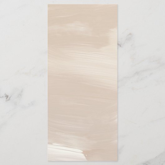 Pastel Pink Wedding Menu メニュー (裏面)