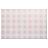 Pastel Pink & White Plaid Gingham ファブリック (ヤード)