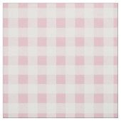Pastel Pink & White Plaid Gingham ファブリック (見本)