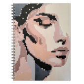 Pastel Pixel Portrait of Serenity ノートブック (正面)