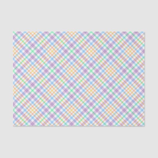 Pastel Plaid  薄葉紙 (正面)