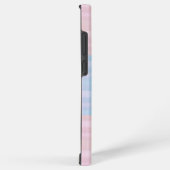 Pastel Plaid Pink and Blue Checkerboard Phone Case Samsung Galaxyケース (右側面)