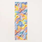 Pastel Plastic Fluid Abstract ヨガマット (裏面)