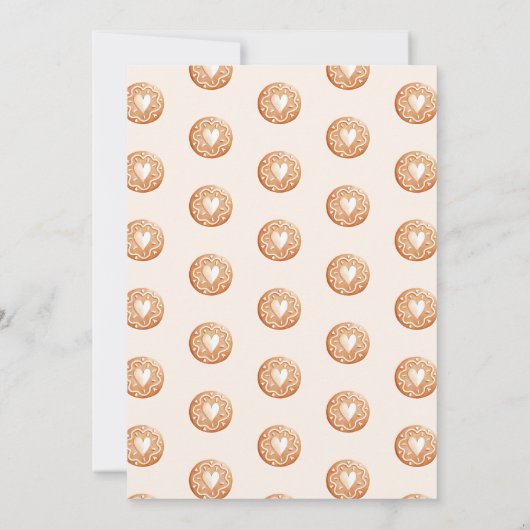 Pastel Playful Christmas Cookie Exchange Party  招待状 (裏面)