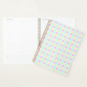 Pastel Polka Dot Hardcover Spiral Planner プランナー手帳 (ディスプレー)