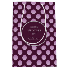 Pastel Polka Dots  ミディアムペーパーバッグ